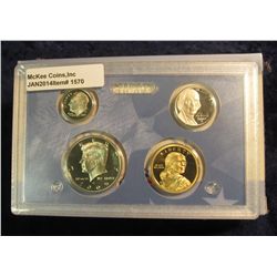 1570. 2009 S U.S. Proof Set. Original as issued. Includes 4-pc. Cent Set, 5-pc. Quarter Set, Native 