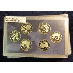 1571. 2009 S U.S. Proof Set. Original as issued. Includes 4-pc. Cent Set, 5-pc. Quarter Set, Native 