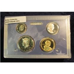 1572. 2009 S U.S. Proof Set. Original as issued. Includes 4-pc. Cent Set, 5-pc. Quarter Set, Native 