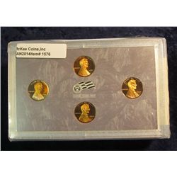 1576. 2009 S U.S. Proof Set. Original as issued. Includes 4-pc. Cent Set, 5-pc. Quarter Set, Native 