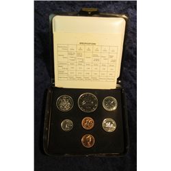 1582. 1978 Royal Canadian Mint Double Cent Seven-Piece Set in original velvet-lined holder.