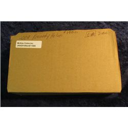 1585. 2009 P & D Mint Sealed  $100 Bag of Kennedy Half Dollar. In original box.