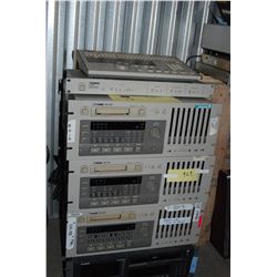 Lot of 3 pieces - Tascam DA-88 + IF.AES Digital Audio Interface, and RC-848 Remote Control Unit