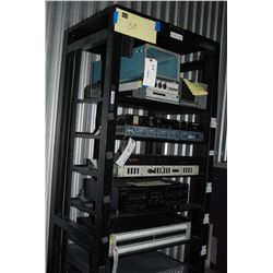 10 Shelf Black Rack