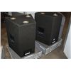Image 2 : Pair - Renkus Heinz SR-1 Monitor Speakers w/ Flight Cases