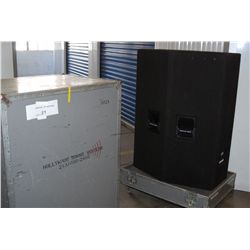 Pair - Renkus Heinz SR-2A PA Speakers w/ Flight Case