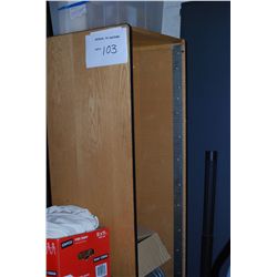 Large 70s Vintage Wood Rack Unit