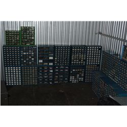 Lot of 24 Electronics Parts Bins
