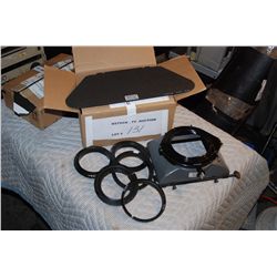 Chrosziel 411-52 Clamp on Sunshade W/80, 85, 86, 95, 100mm Rings: French Flag