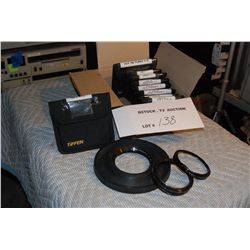 1 - Set of Tiffen Series 9 Filters and Holders