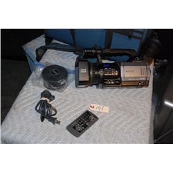 Panasonic DVX100A DV Cancorder w/ Wide Angle Adapter, Petrol Case, and Rain Coat