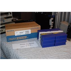 Sony BCT-D40 Digital Betacam Tape 40-min (10) Sealed, in Box, (6) New, Out of Box