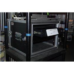 OSP SC8U-14 8U x 20" deep Rack Case w/ drawer, shelf, & Canare Video Patch Bay + Extras