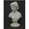 Image 1 : A GOSS PARIAN WARE BUST, mid 19th Century, Clytie, circular socle marked 'Crystal Palace Art Unio...