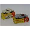 Image 1 : A BOXED DINKY TOYS TRIUMPH SPITFIRE, No.114, silver livery, red seats, driver and a Volkswagon 15...
