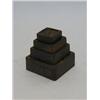 Image 1 : A SET OF AVERY CAST IRON SQUARE WEIGHTS, 4oz to 2lb (4)  80-100...