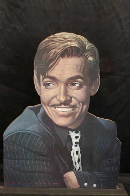 Clark Gable Movie Poster Cut out With Stand