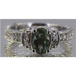 Alexandrite w/ Diamond Ring