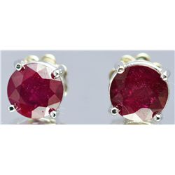 Ruby Stud Earrings
