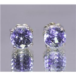 Amethyst Stud Earrings