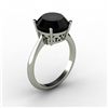 Image 1 : Black Diamond 4.00 ctw Ring 14kt White Gold