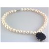 Image 2 : Pearl & Sapphire 87.56ctw Diamond Necklace 14kt W/G