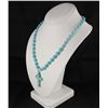 Fashion Jewelry Turquoise Cross Pendant Necklace