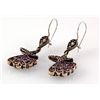 Image 2 : Natural Stone Antique Design Dangle Earring