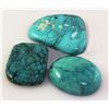 Image 1 : Natural Turquoise 244.60ctw Loose Gemstone Lot of 5