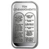 Image 1 : 1 oz Ten Commandments Silver Bar