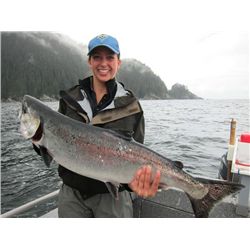 4-day/5-night Alaskan Salmon and Halibut Fishing Trip for Two Anglers