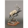 Image 1 : Dynamic Bronze Sculpture of a Bull Elk