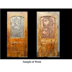 Myrtle Door with Artistic Panels