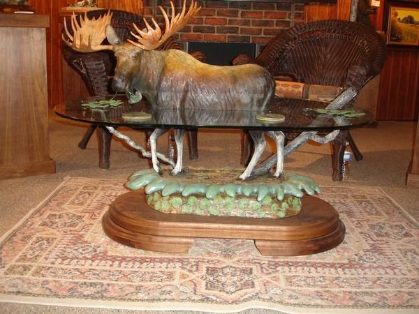 Sculpture/Coffee Table, Original Painting