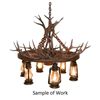 Image 3 : Custom Wagon Wheel Chandelier