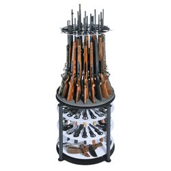 Pendleton Revolving Gun Storage Display Stand