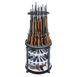 Pendleton Revolving Gun Storage Display Stand