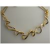 Image 1 : 18K Yellow and White Gold Necklace with Diamonds