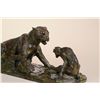 Image 2 : "Nemesis" Leopard and Baboon Bronze by John Tolmay