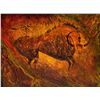 Image 1 : "Red River Bull" Original Acrylic on Masonite by Laurel Barbieri