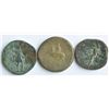Image 2 : 2nd Century AD Roman Large Bronzes - Lot of Three