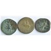 Image 2 : 2nd Century AD Roman Large Bronzes - Lot of Three