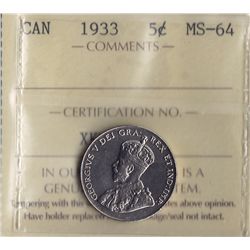 1933 Five Cent