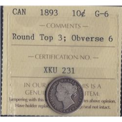 1893 Ten Cent