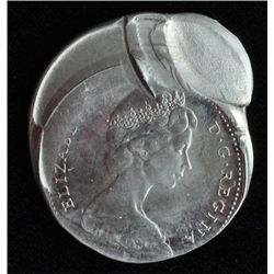 1975 Five Cent Error