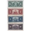 Image 2 : Lot of Four 1937 Bank of Canada Notes