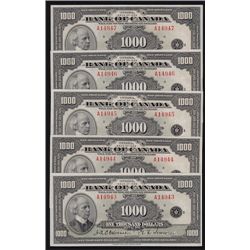 $1000 Bank of Canada Trophy Notes