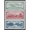 Image 2 : 1954 Bank of Canada Set of 7 Banknotes