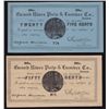 Image 2 : Lot of 5 Different Grand River, Newfoundland Pulp & Lumber Co. Scrip