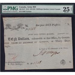 1815 Canadian Army Bill